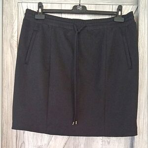 Joe Fresh Athletic Lined Knit Skirt L